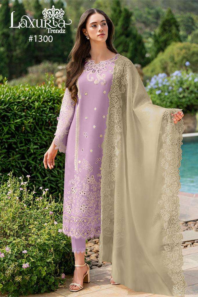 Luxuria Trendz 1300 Pakistani Suits Wholesale catalog