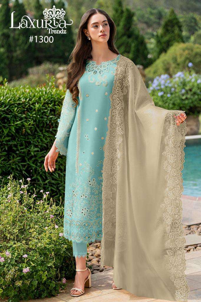 Luxuria Trendz 1300 Pakistani Suits Wholesale catalog