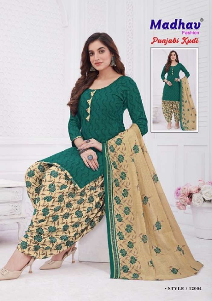 Madhav Punjabi Kudi Vol-12 -Dress Material -Wholesale Catalog