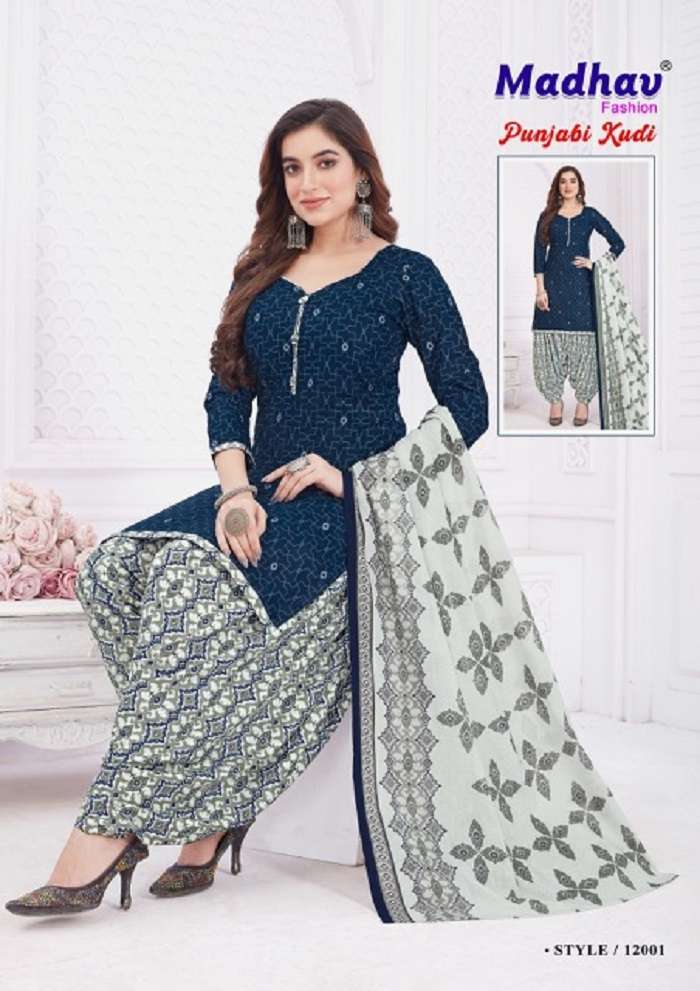 Madhav Punjabi Kudi Vol-12 -Dress Material -Wholesale Catalog
