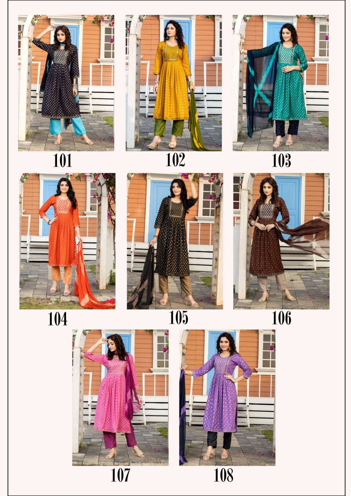 MANJEERA CUSTODY Naira cut Kurti Wholesale catalog