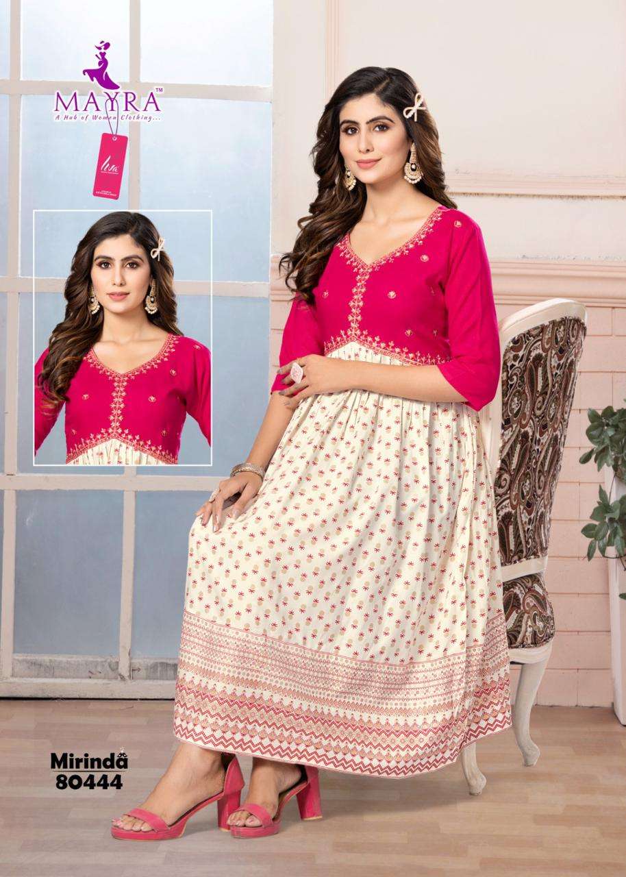 MAYRA MIRINDA VOL.2 Kurti Wholesale catalog