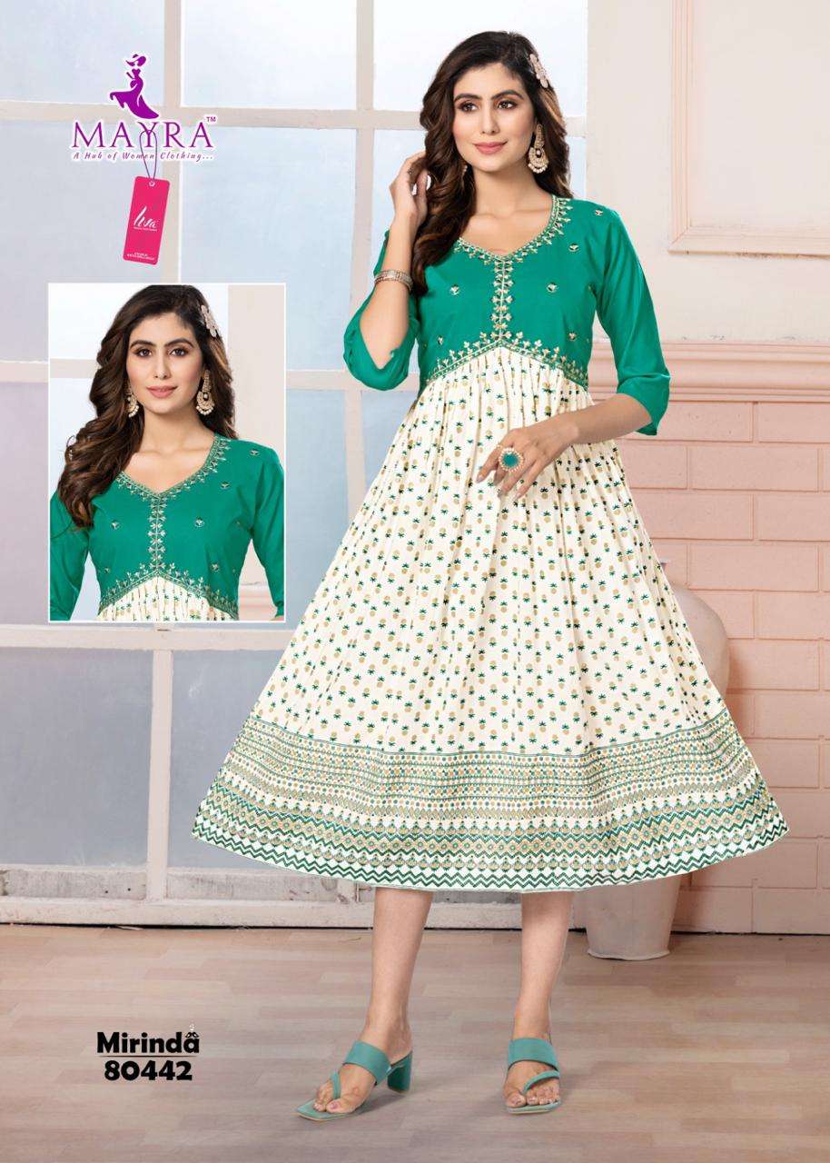 MAYRA MIRINDA VOL.2 Kurti Wholesale catalog