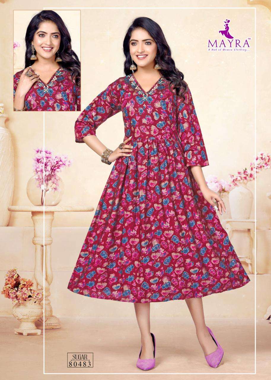 MAYRA SUGAR Kurti Wholesale catalog