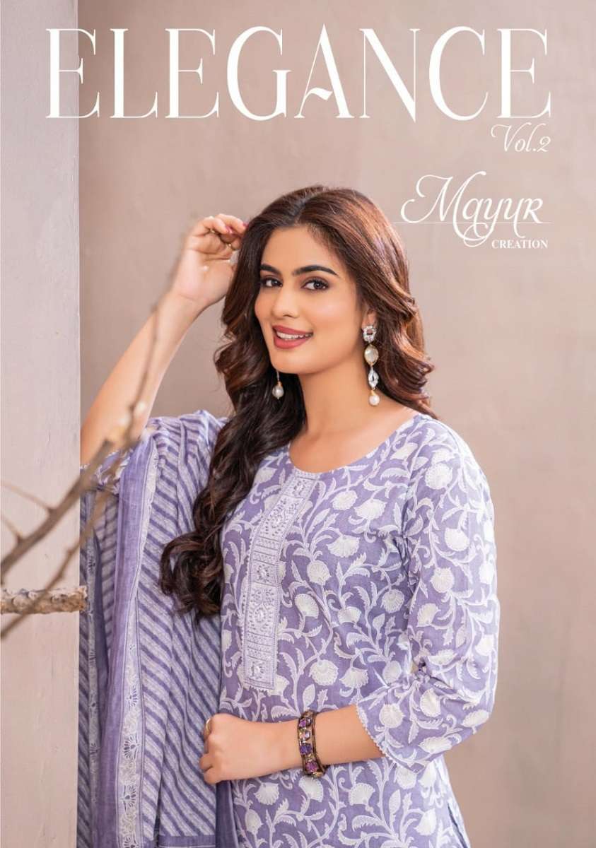 Mayur Eligance Vol-2 -Dress Material -Wholesale Catalog