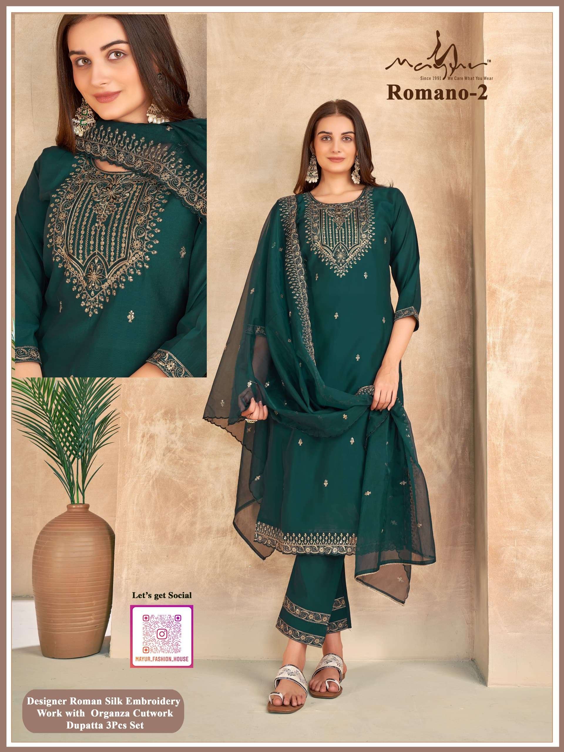 Mayur Romano Kurti Wholesale catalog