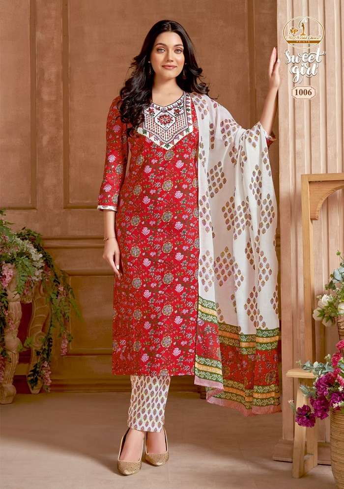 Miss World Sweet Girl Vol-1 -Dress Material -Wholesale Catalog