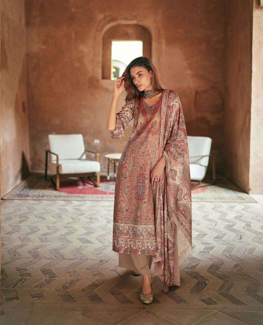 Mumtaz Kani Cashmeres 74001 To 74007 Dress Material Wholesale catalog