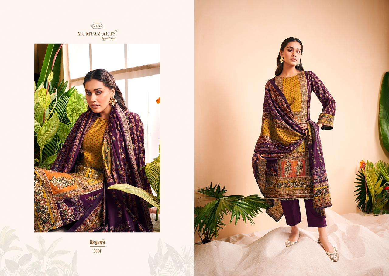 Mumtaz Nayaab Dress Material Wholesale catalog