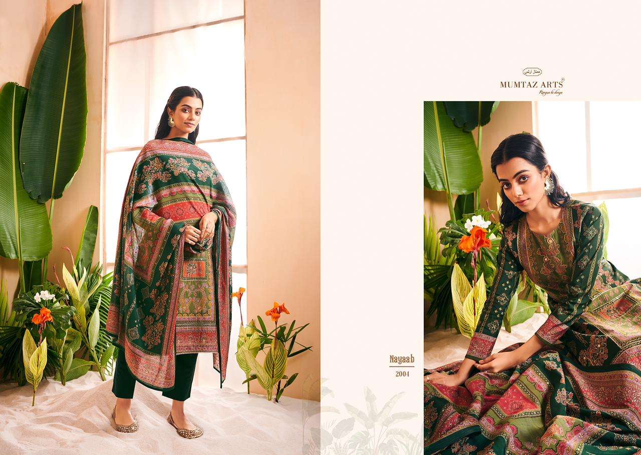 Mumtaz Nayaab Dress Material Wholesale catalog