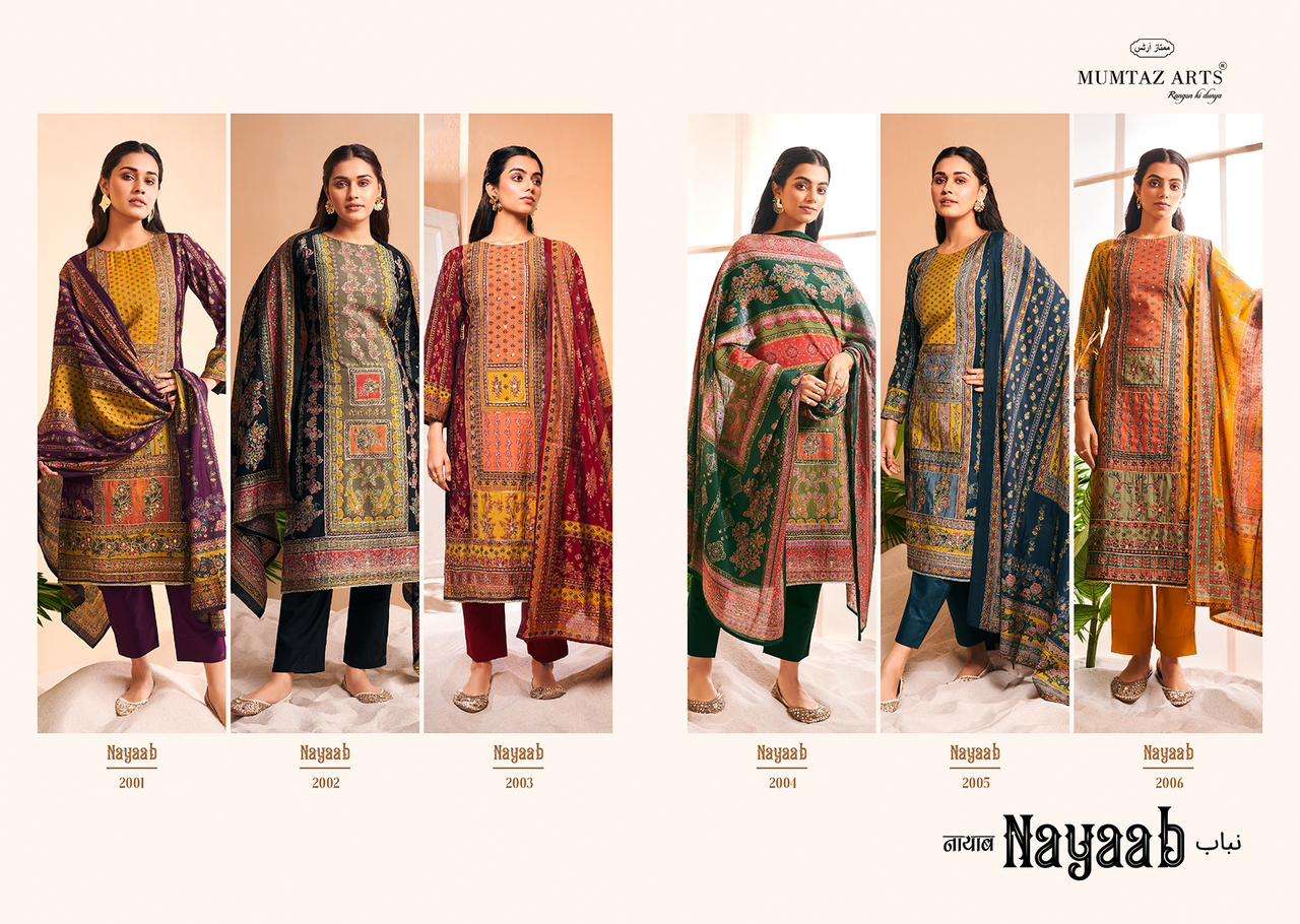 Mumtaz Nayaab Dress Material Wholesale catalog