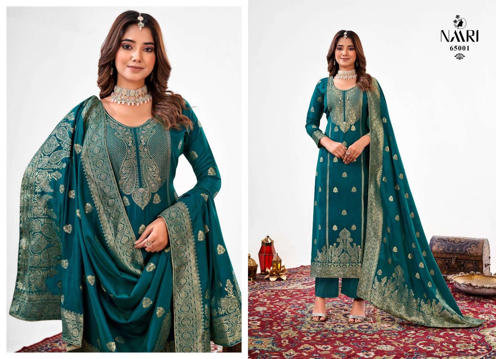 Naari Nyasa Muslin Viscose Designer Salwar Kameez Wholesale catalog