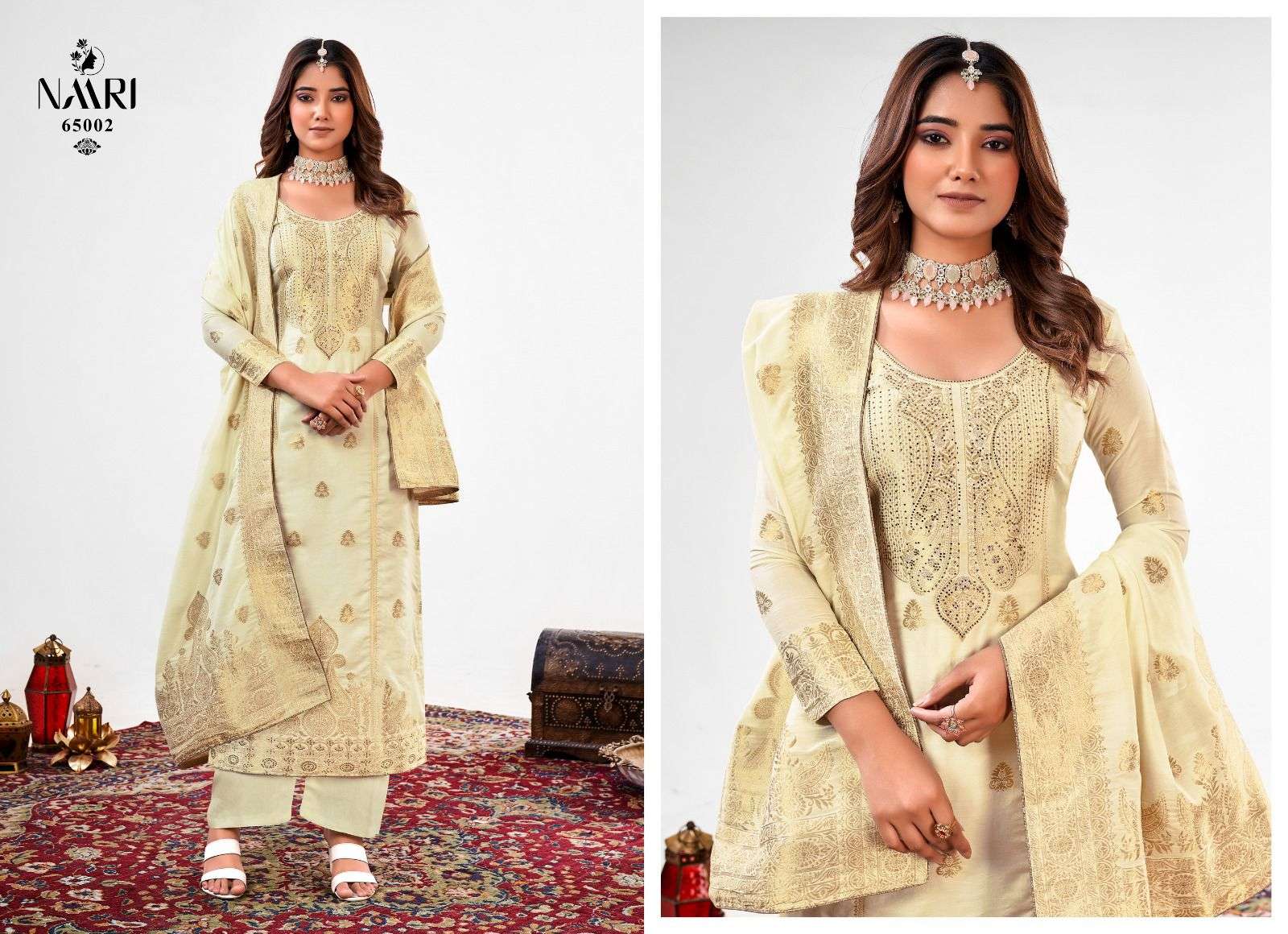 Naari Nyasa Muslin Viscose Designer Salwar Kameez Wholesale catalog