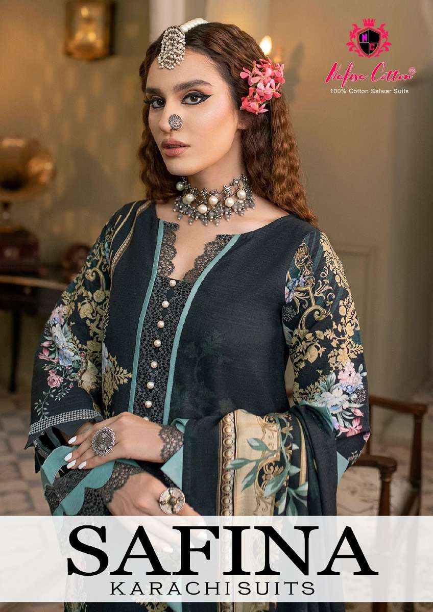 Nafisa Safina Karachi -Dress Material -Wholesale Catalog