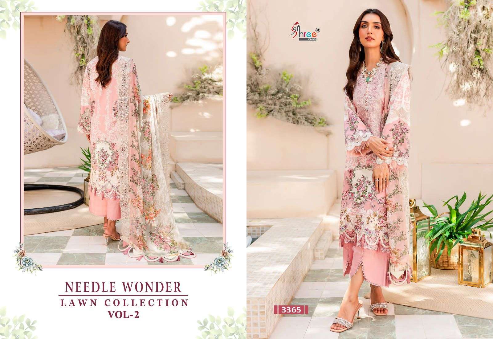 NEEDLE WONDER LAWN COLLECTION VOL 2 Cotton Salwar Kameez Wholesale catalog