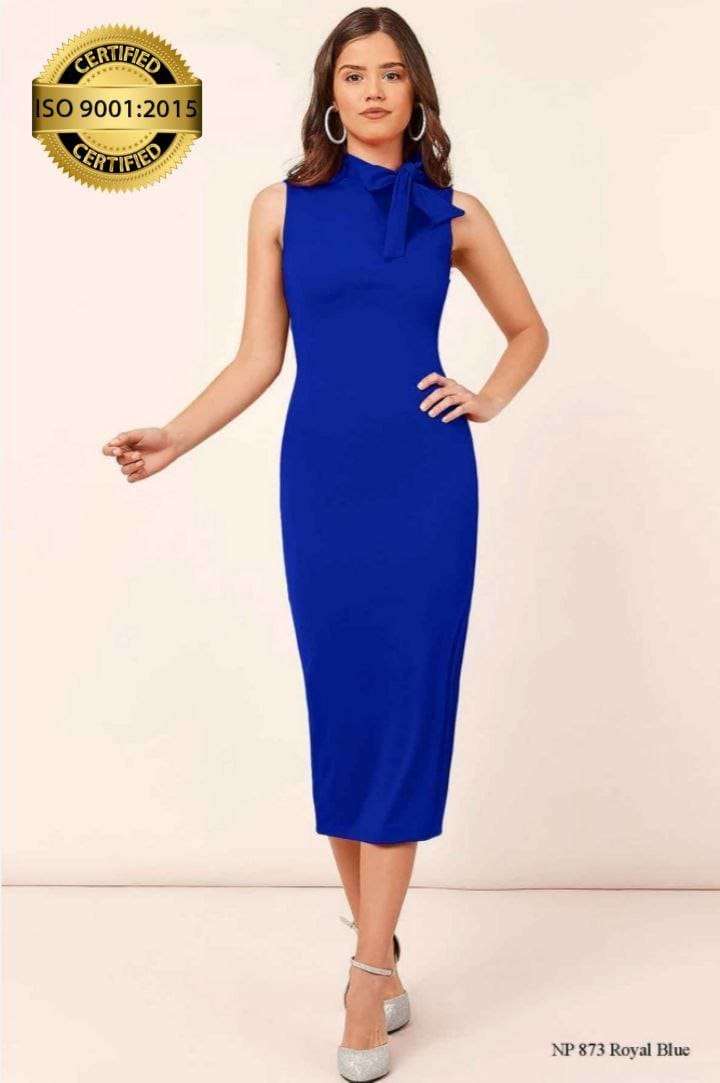 New Exclusive Designer Dress Blue Western Wear Wholesale catalog