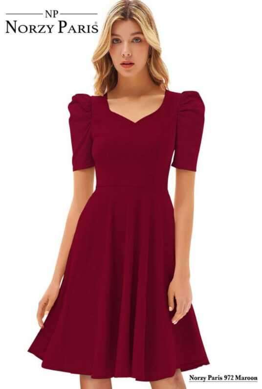 New Exclusive Designer Dress NP 972 Maroon Western Wear Wholesale catalog