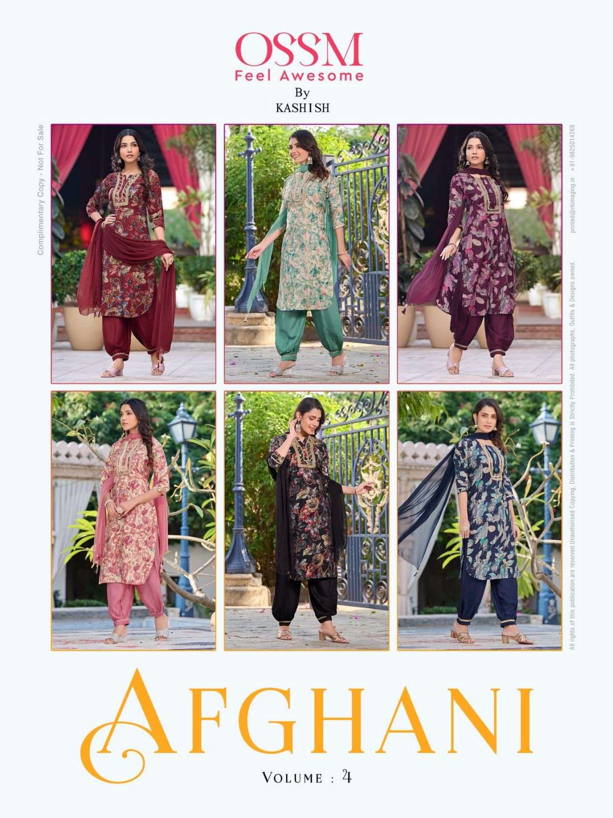 OSSM AFGHANI Vol 04 Kurti Wholesale catalog