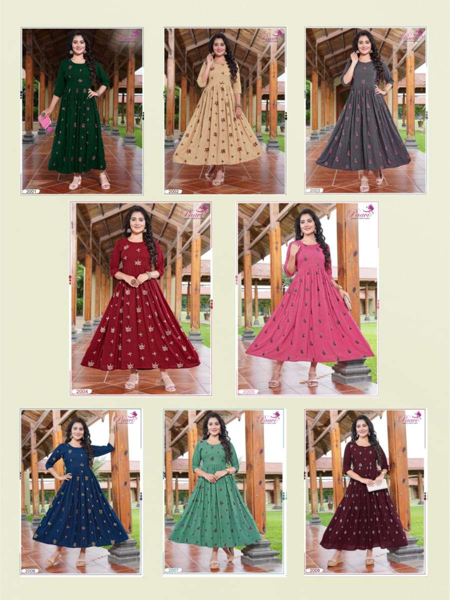 PAAVI MAISHA Kurti Wholesale catalog