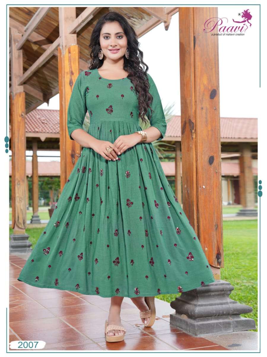 PAAVI MAISHA Kurti Wholesale catalog