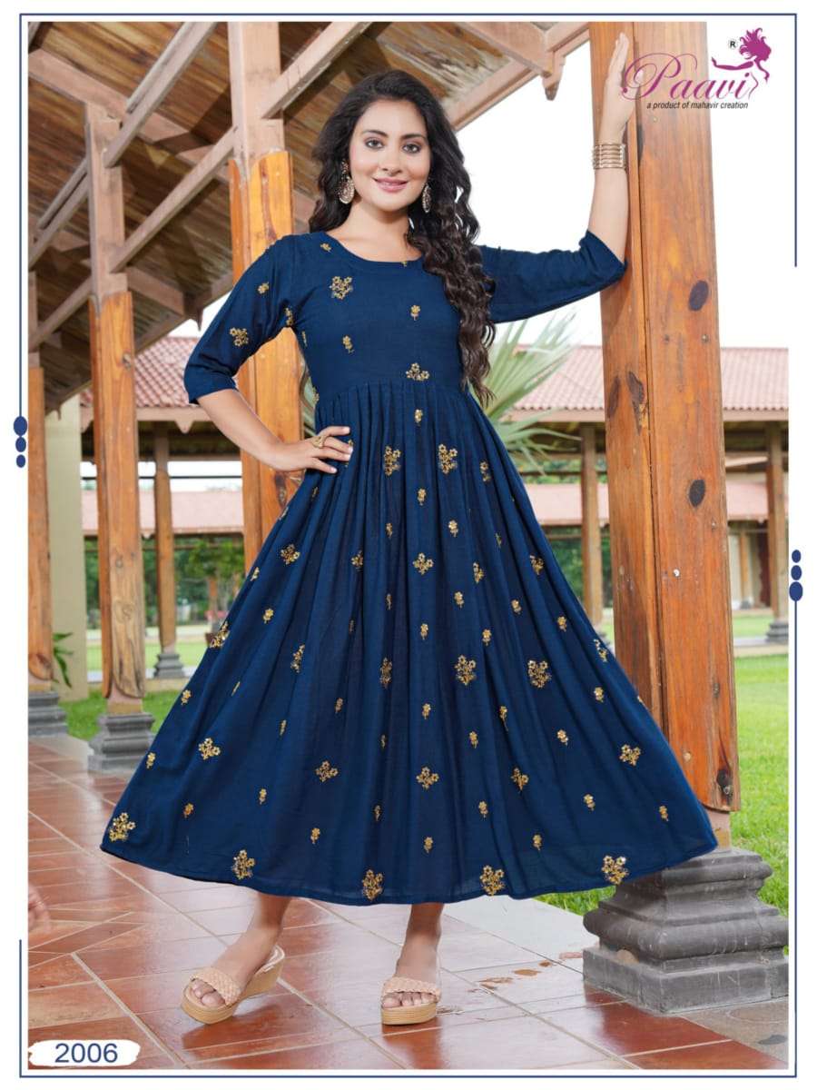 PAAVI MAISHA Kurti Wholesale catalog