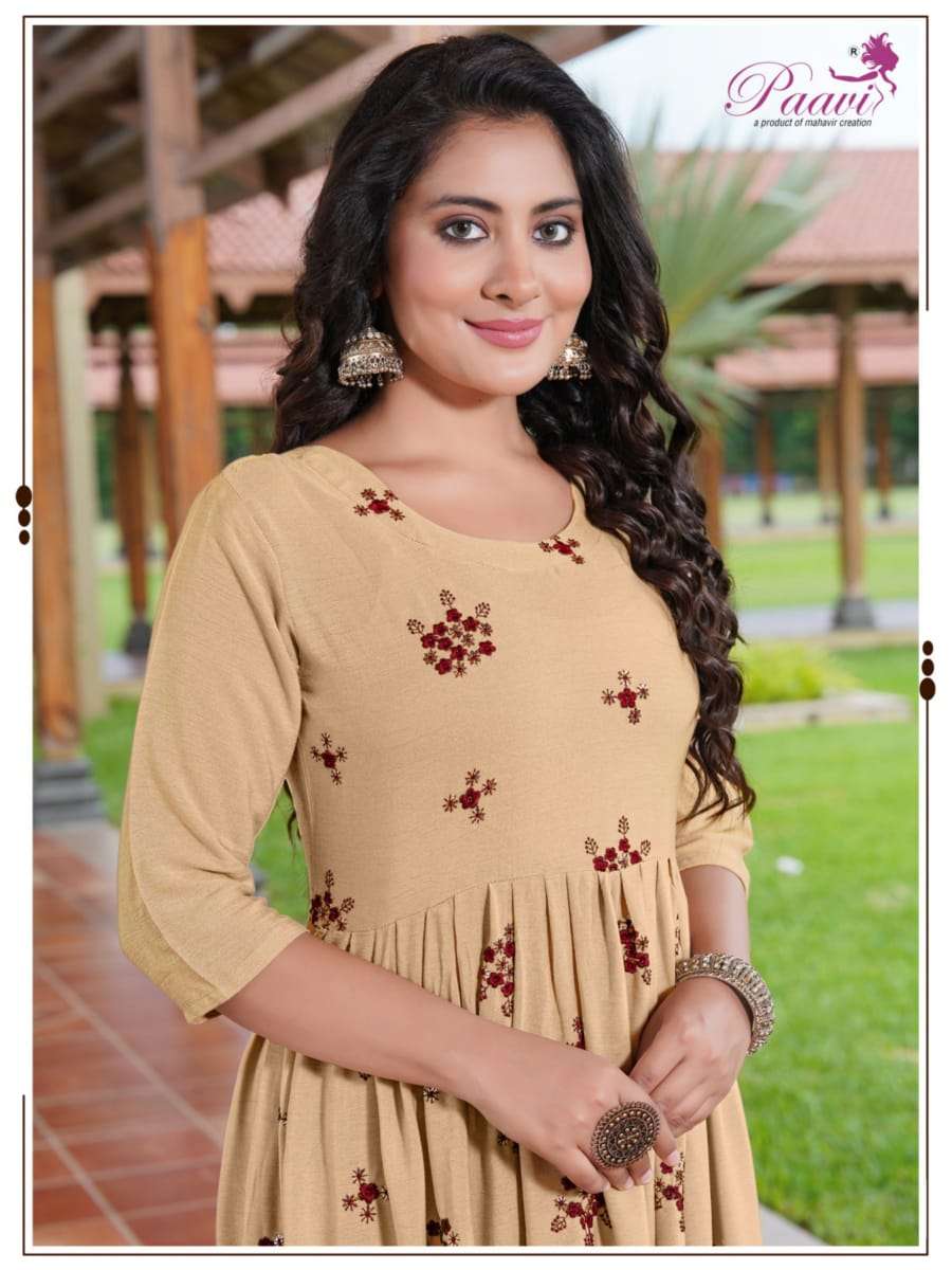 PAAVI MAISHA Kurti Wholesale catalog