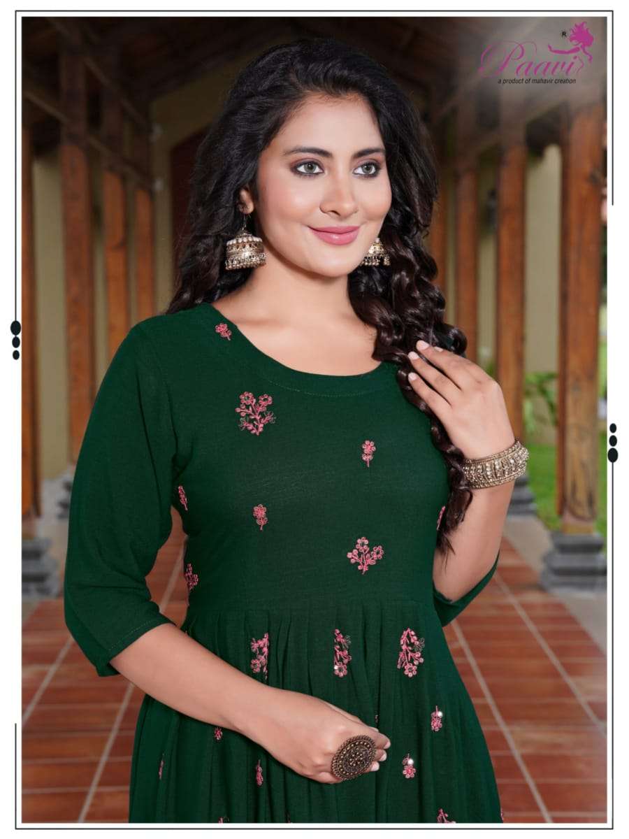 PAAVI MAISHA Kurti Wholesale catalog
