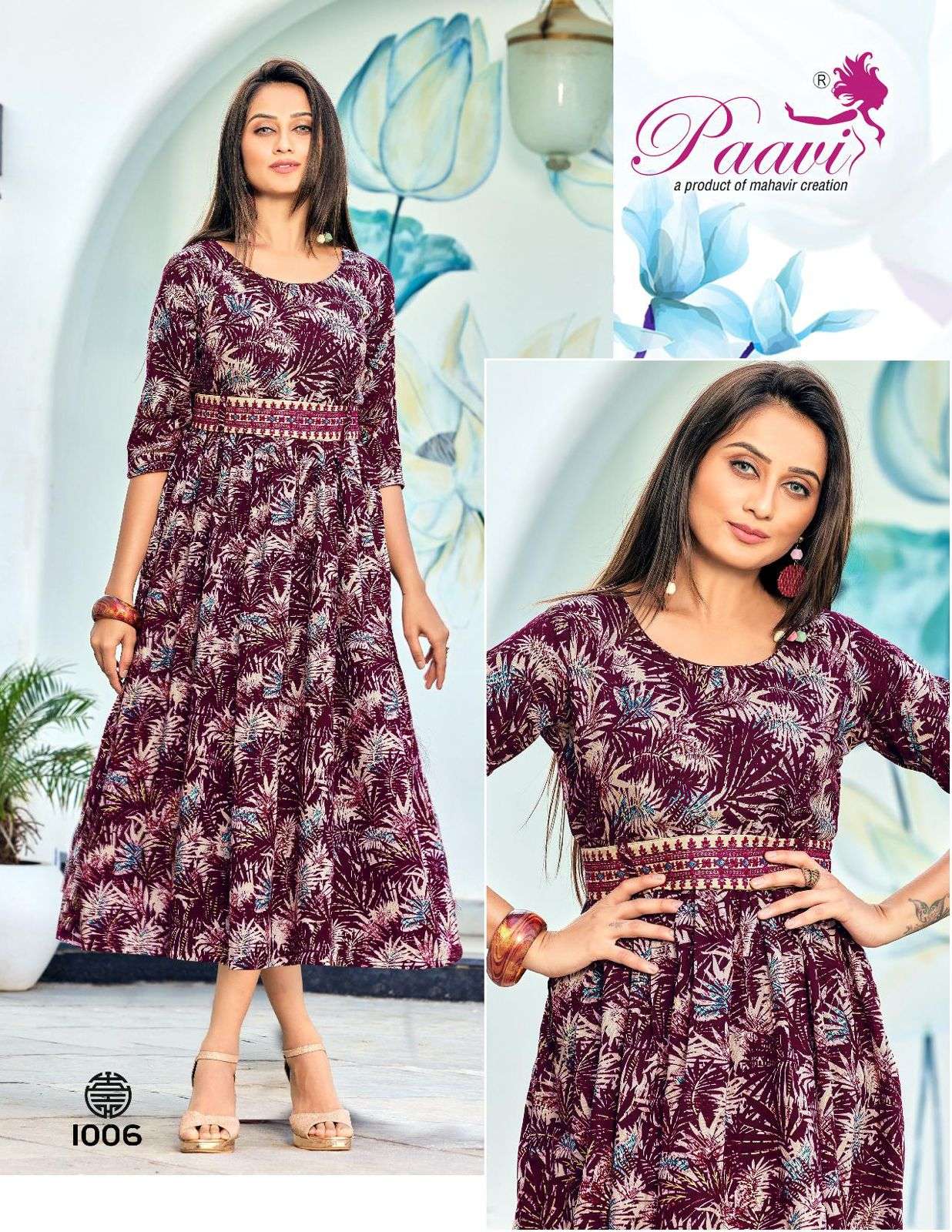 PAAVI RAYON BELT Kurti Wholesale catalog