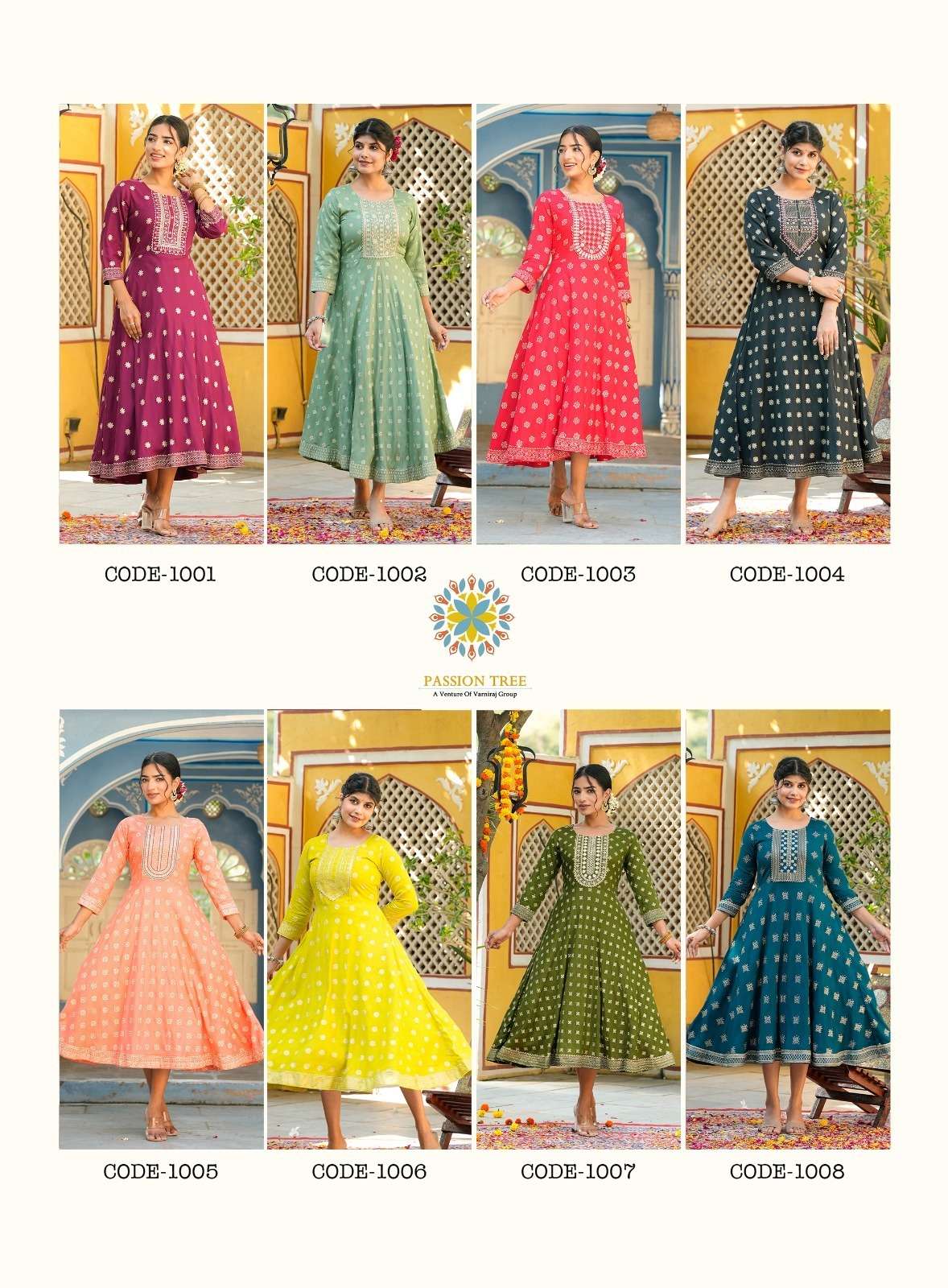 Passion Tree Rangilo Vol 1 Kurti Wholesale catalog