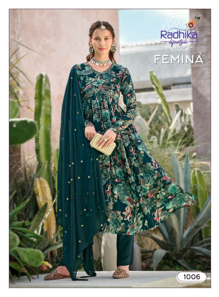 RADHIKA LIFE STYLE FEMINA vol -1 Kurti Wholesale catalog
