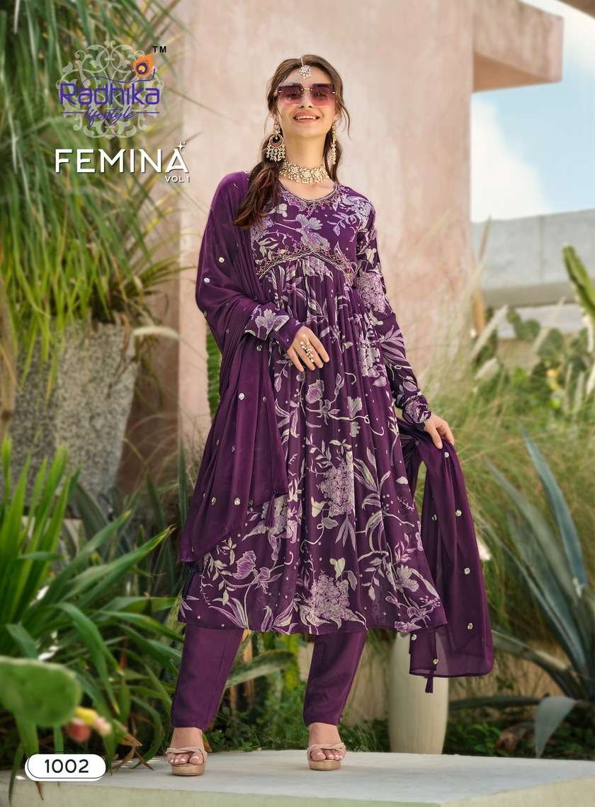 RADHIKA LIFE STYLE FEMINA vol -1 Kurti Wholesale catalog