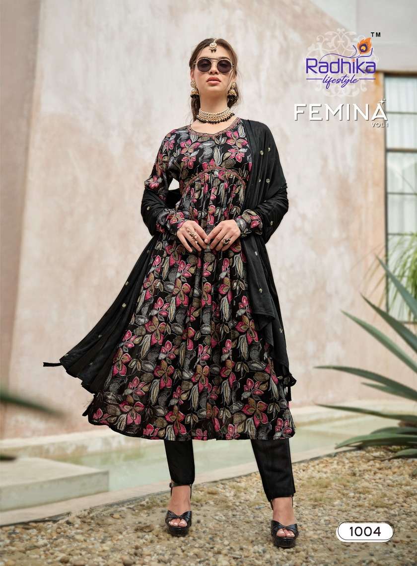 RADHIKA LIFE STYLE FEMINA vol -1 Kurti Wholesale catalog