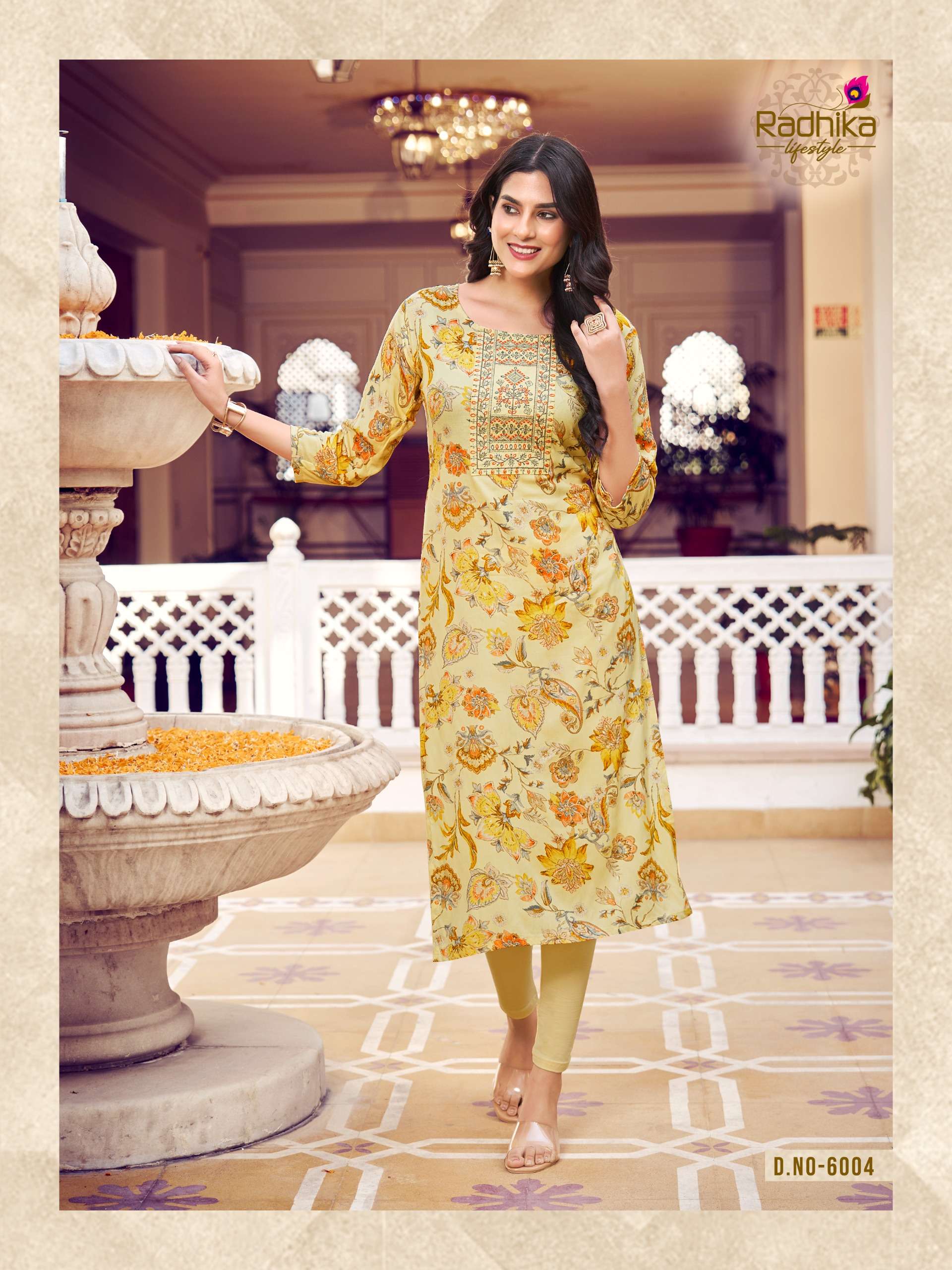 RADHIKA lifestyle PAHEL VOL 6 Kurti Wholesale catalog