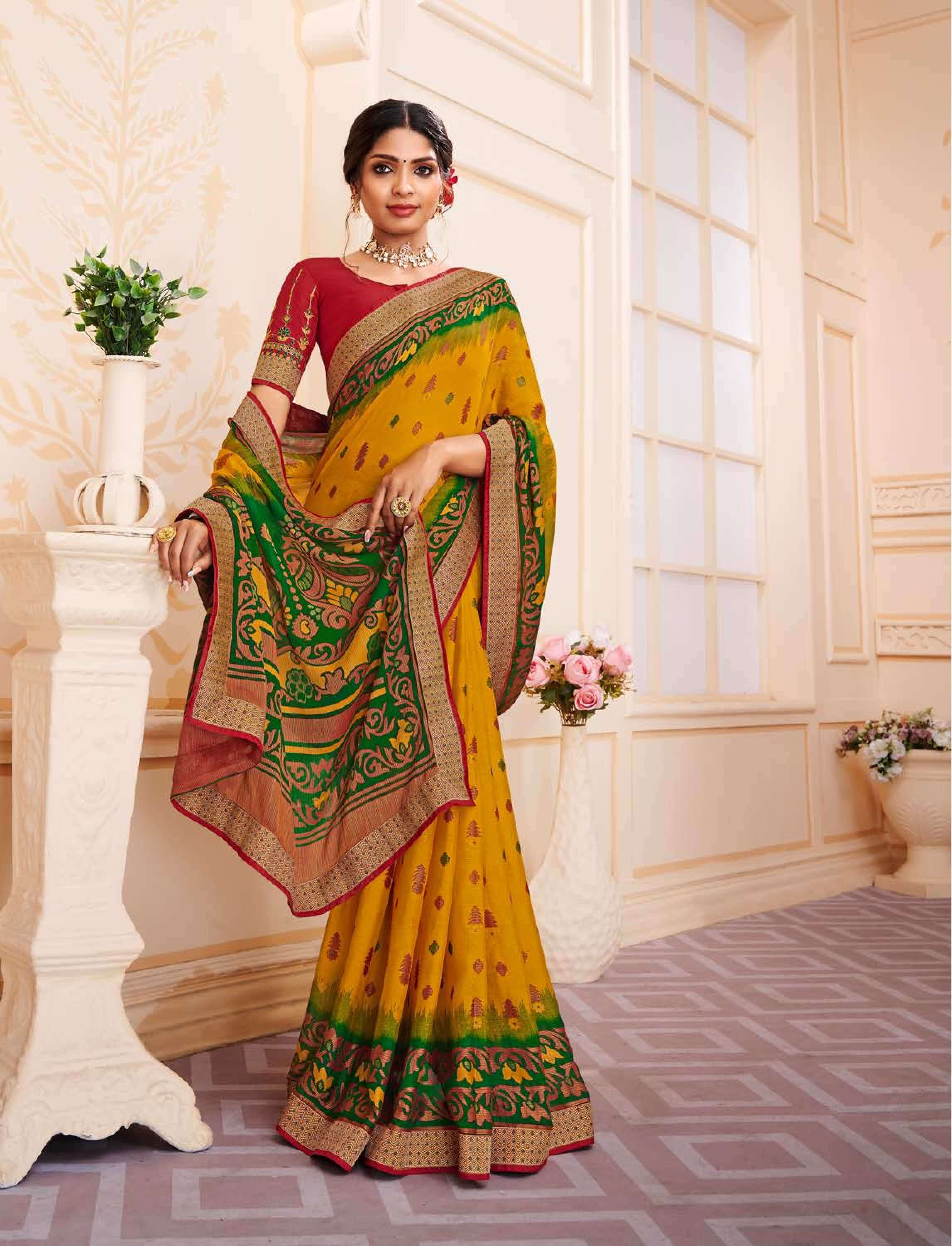 Ram Rasiya Mrignayani Saree Wholesale catalog
