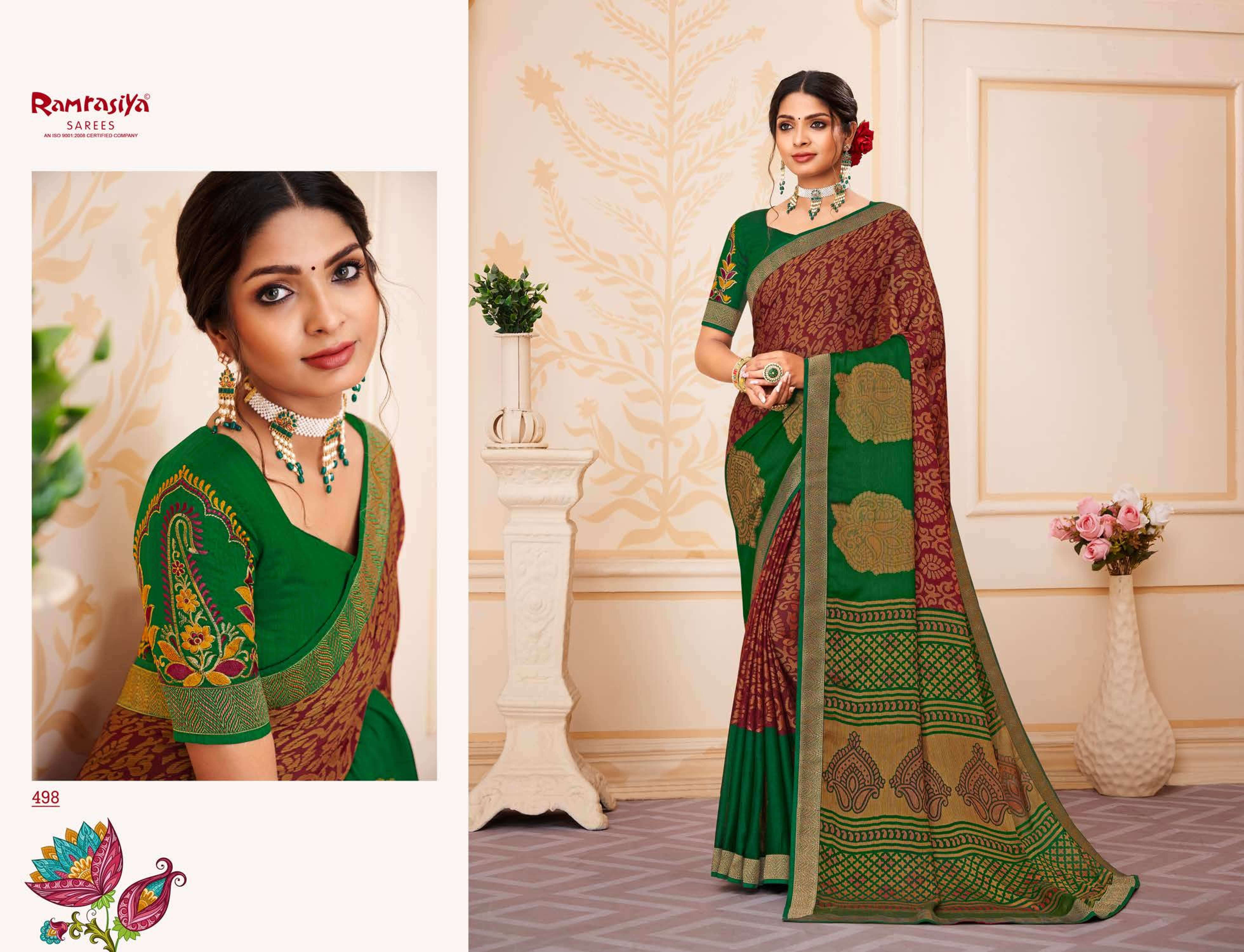 Ram Rasiya Mrignayani Saree Wholesale catalog