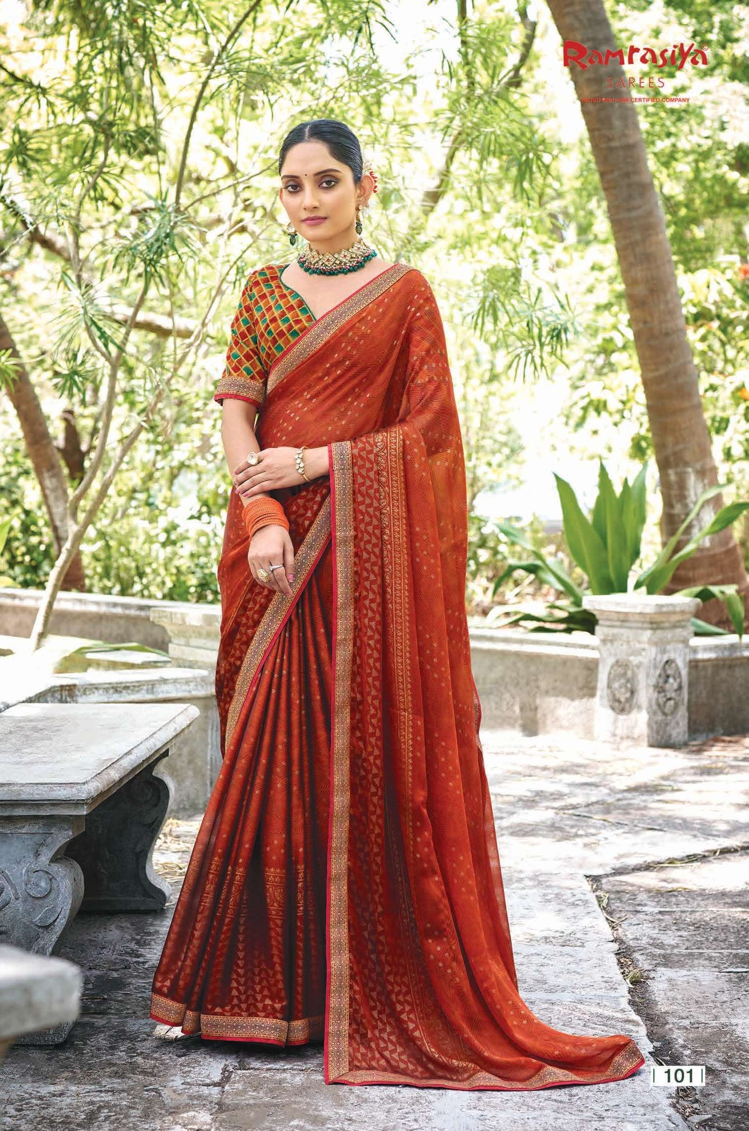 Ram Rasiya Vishwamitra Saree Wholesale catalog