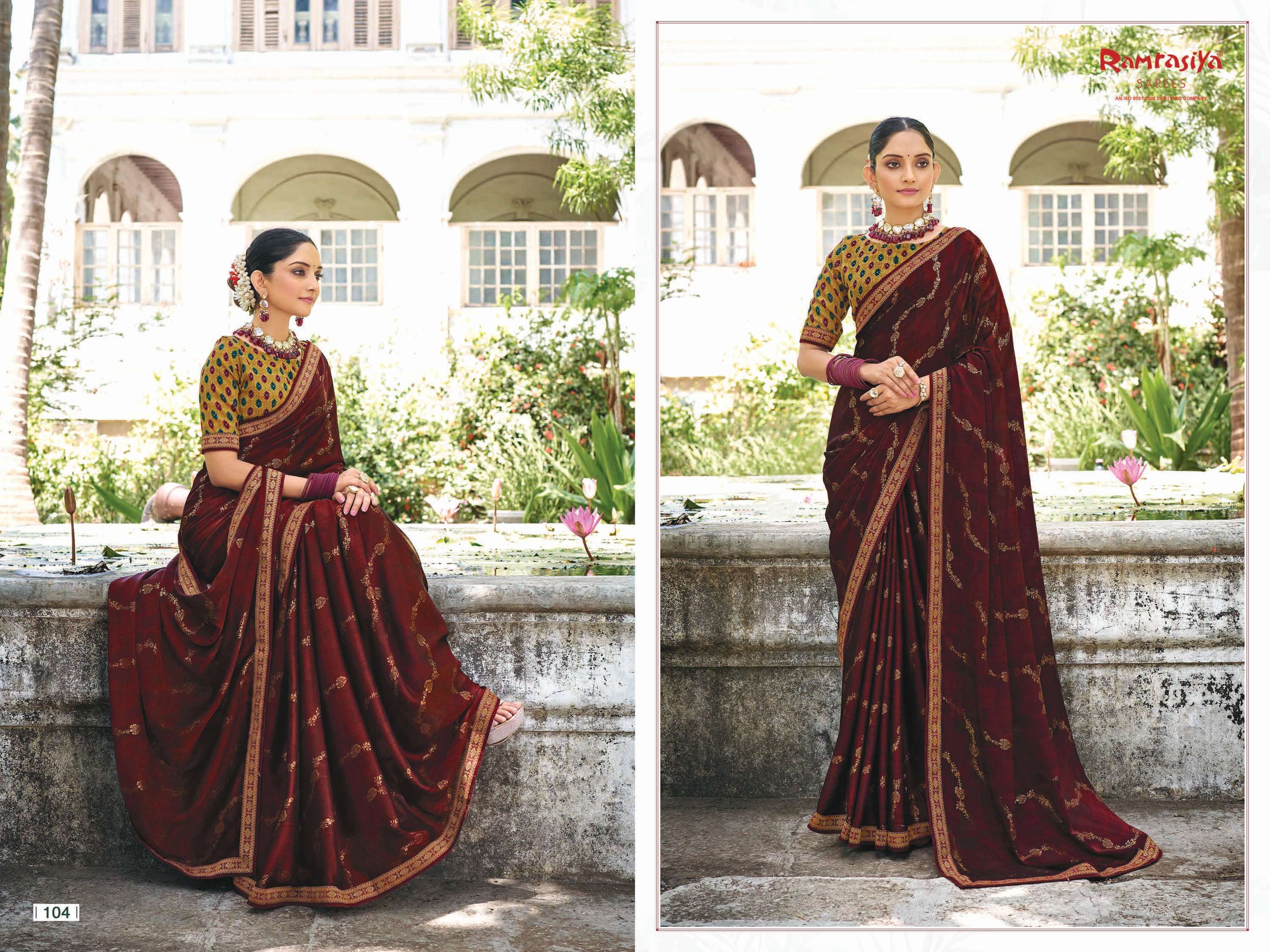Ram Rasiya Vishwamitra Saree Wholesale catalog