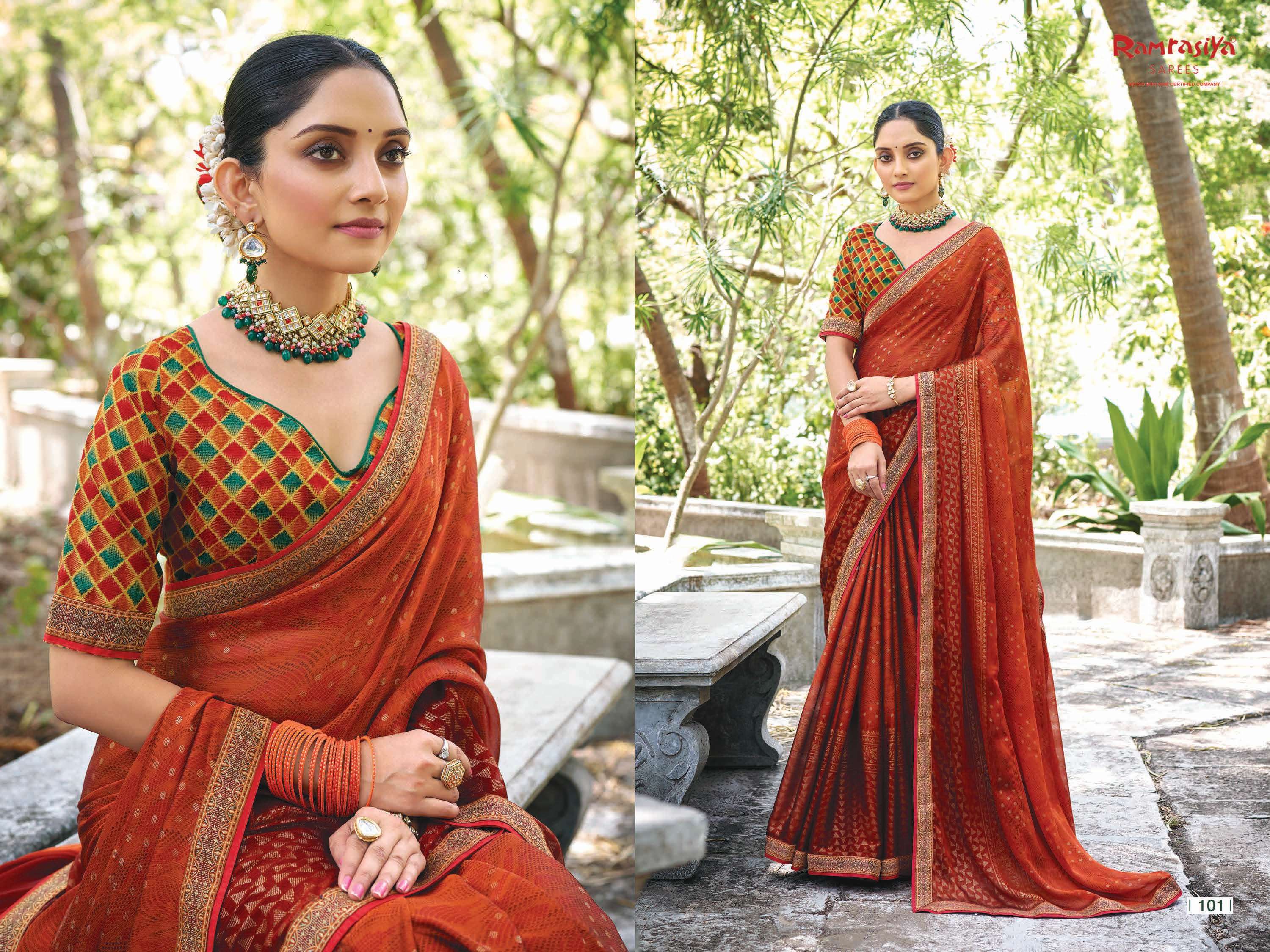 Ram Rasiya Vishwamitra Saree Wholesale catalog