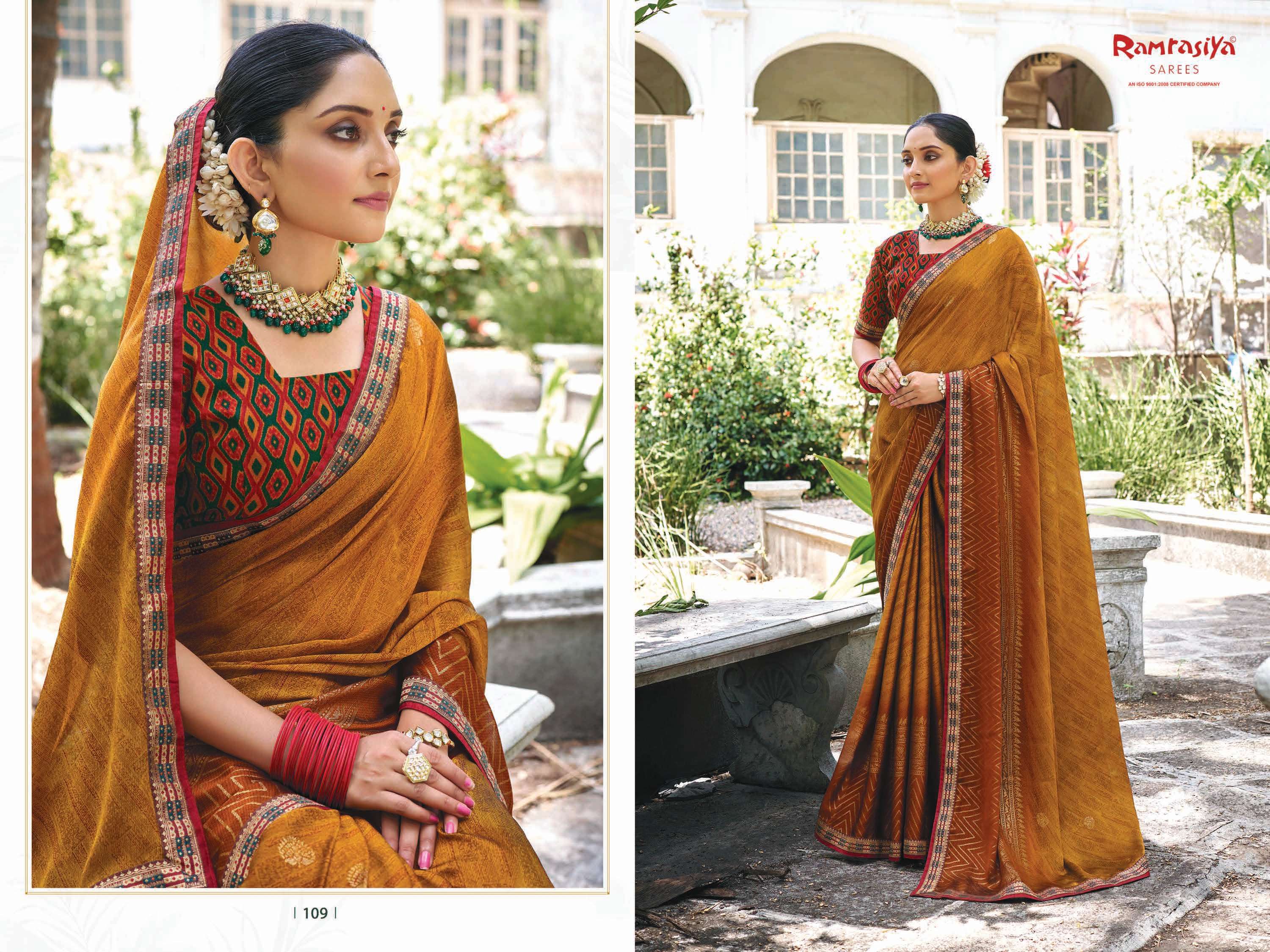 Ram Rasiya Vishwamitra Saree Wholesale catalog