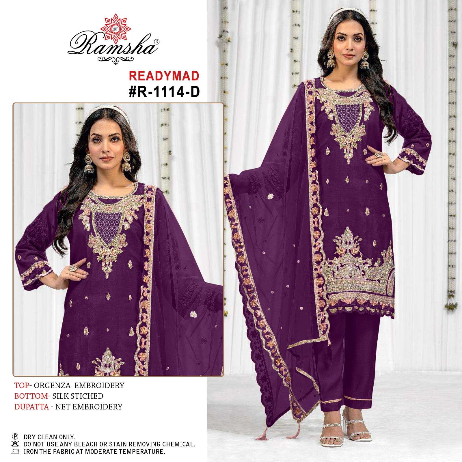Ramsha R 1114 Pakistani Suits Wholesale catalog