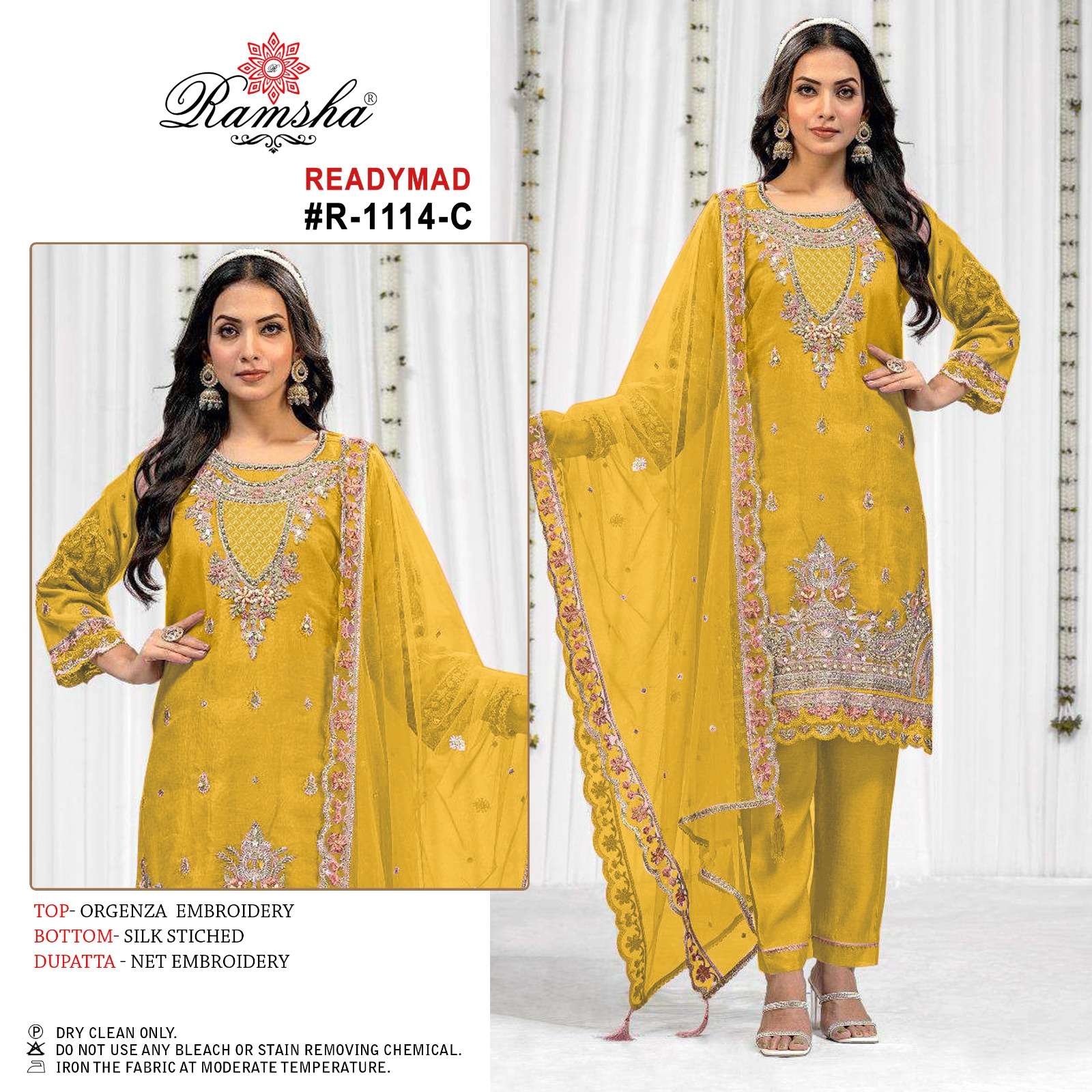 Ramsha R 1114 Pakistani Suits Wholesale catalog