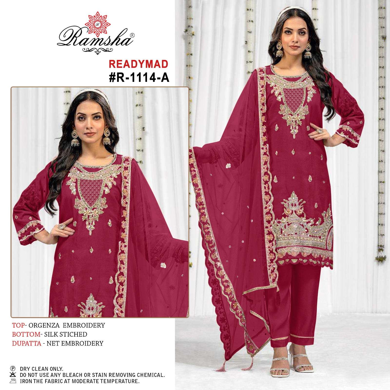 Ramsha R 1114 Pakistani Suits Wholesale catalog