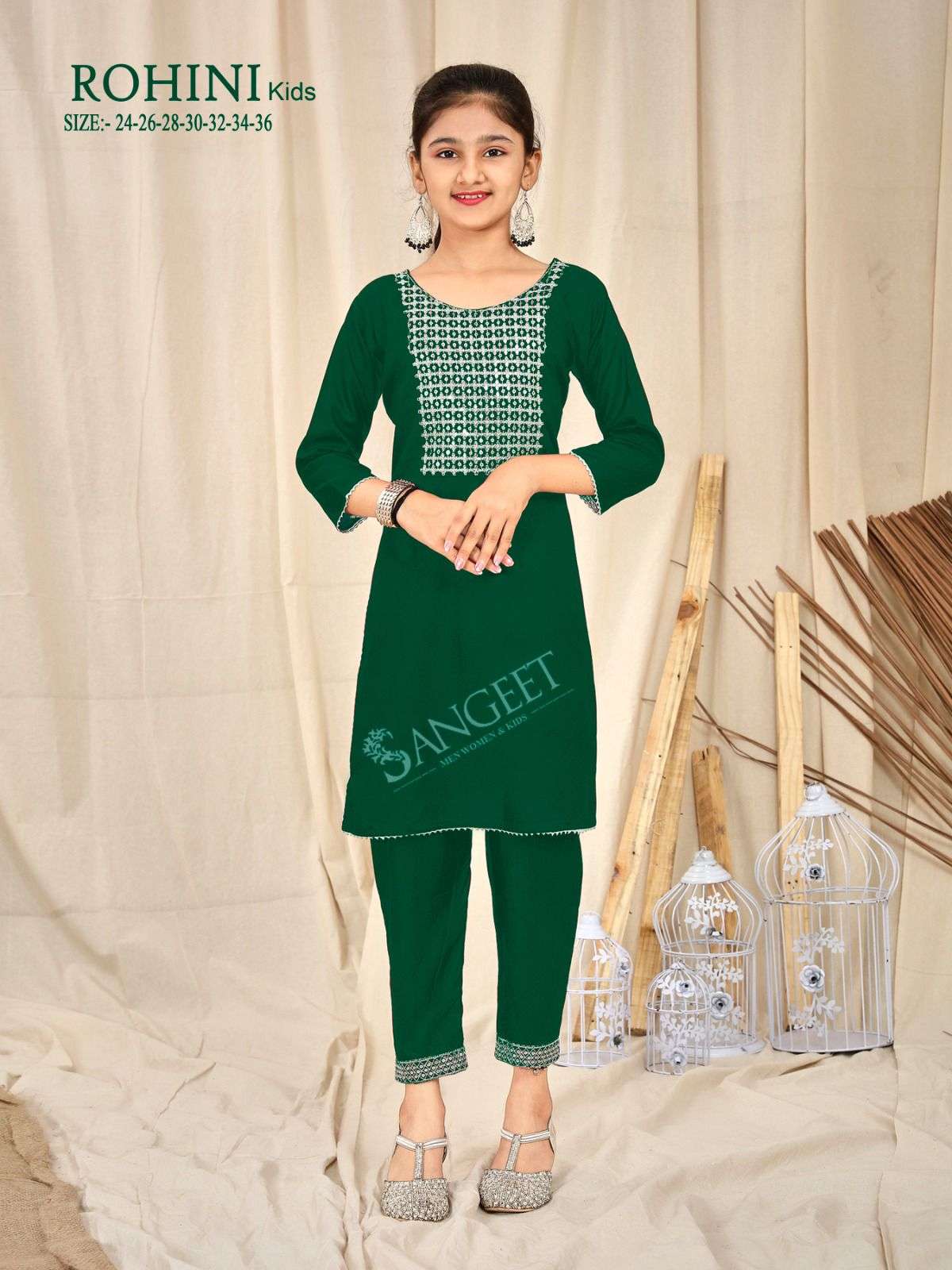 ROHINI RAYON EMBROIDERY SEQUENCE WORK Kurti Wholesale catalog