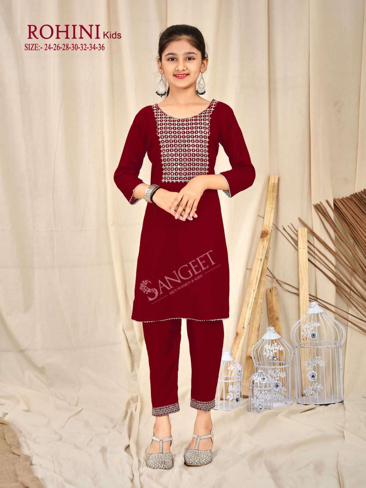 ROHINI RAYON EMBROIDERY SEQUENCE WORK Kurti Wholesale catalog