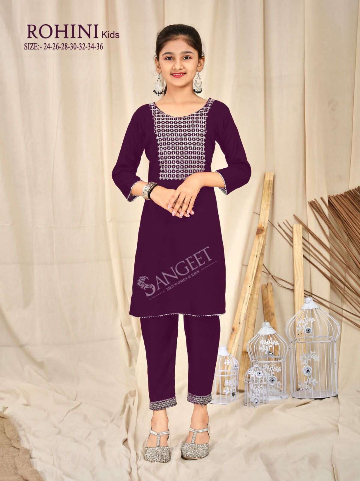 ROHINI RAYON EMBROIDERY SEQUENCE WORK Kurti Wholesale catalog