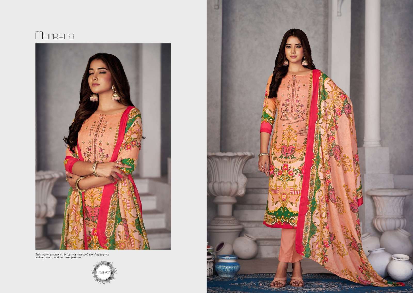 Romani Mareena Vol 17 Cotton Dress Material Wholesale catalog 