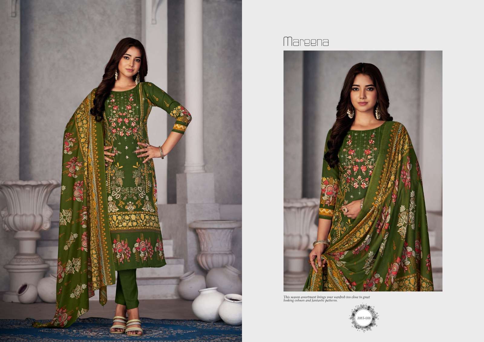 Romani Mareena Vol 17 Cotton Dress Material Wholesale catalog 