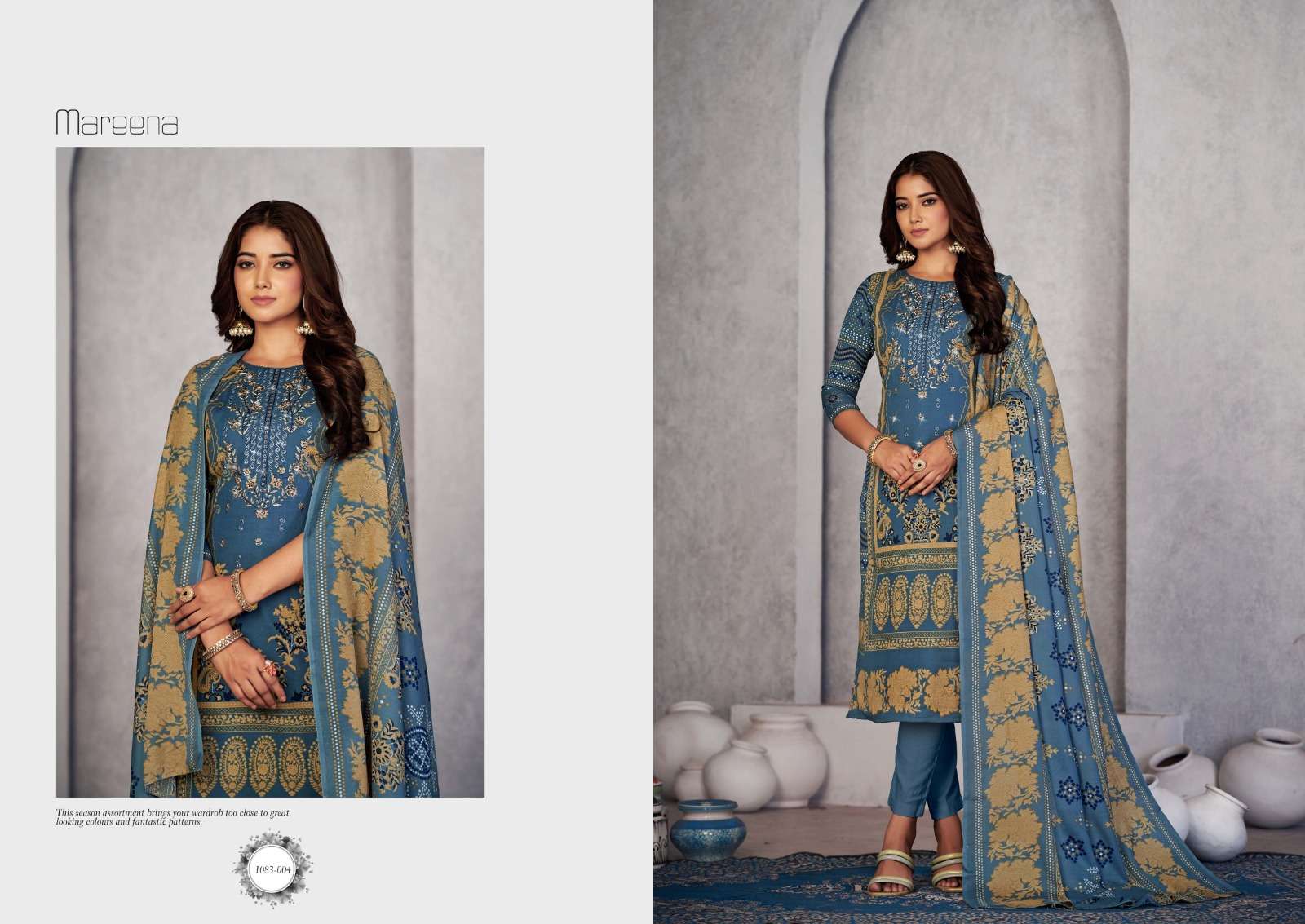 Romani Mareena Vol 17 Cotton Dress Material Wholesale catalog 