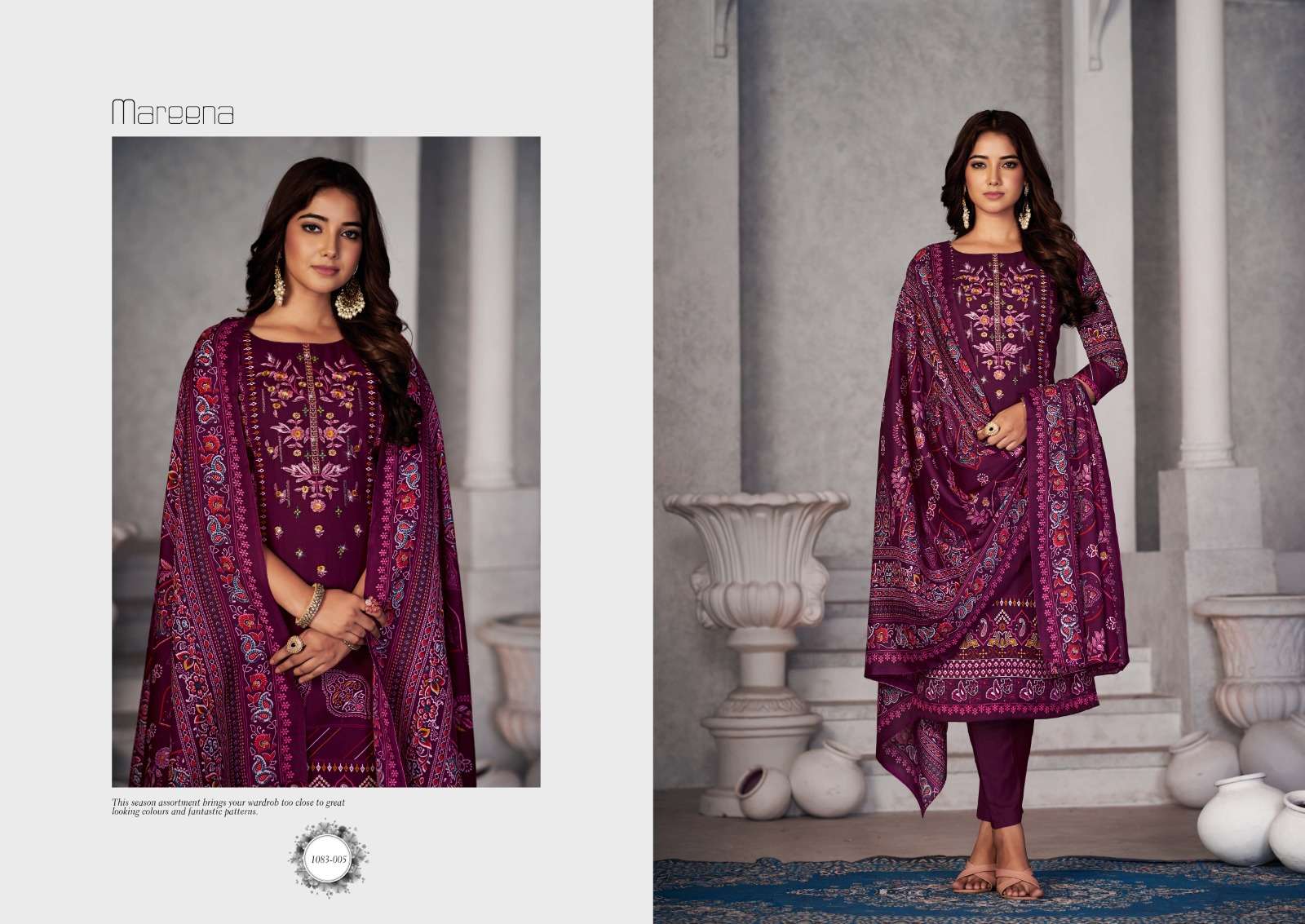 Romani Mareena Vol 17 Cotton Dress Material Wholesale catalog 