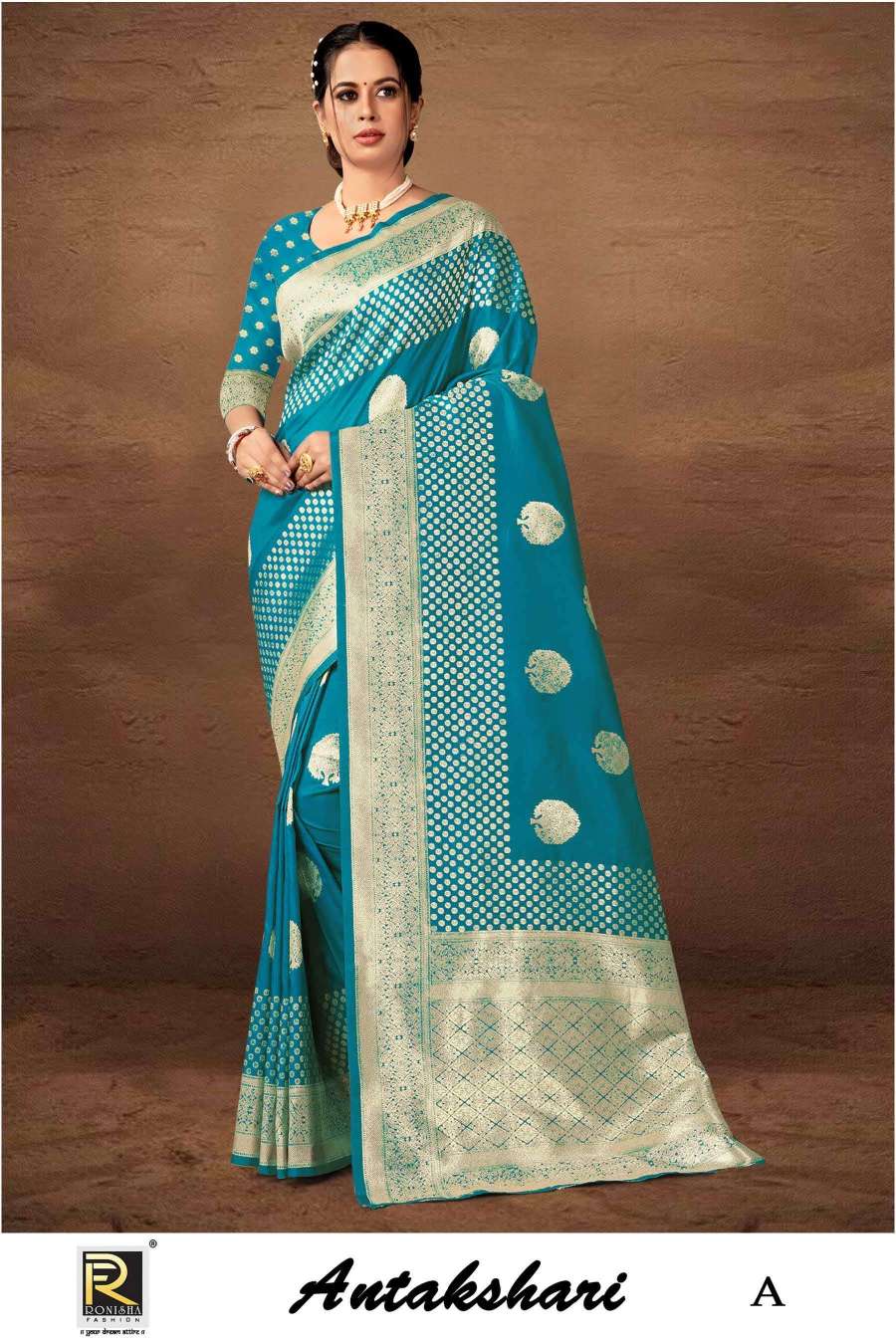 Ronisha Antakshari  Banarasi Silk Designer Saree Wholesale catalog